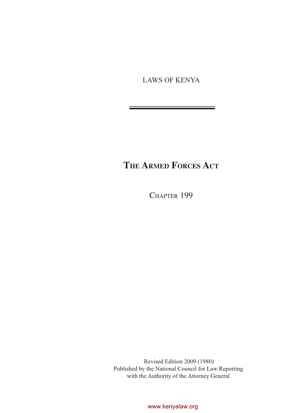 Armed Forces Act