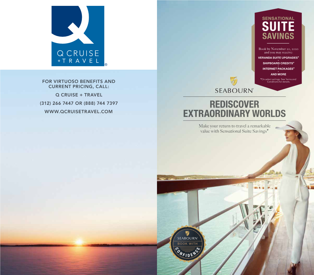Q Cruise + Travel Seabourn Sensational Suite Savings Flyer (Pdf)