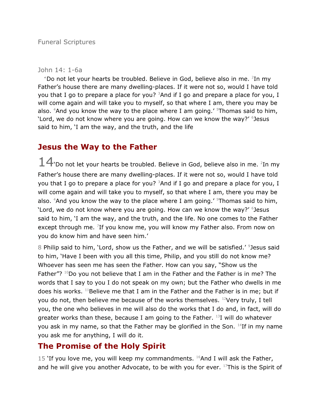 Jesus the Way to the Father