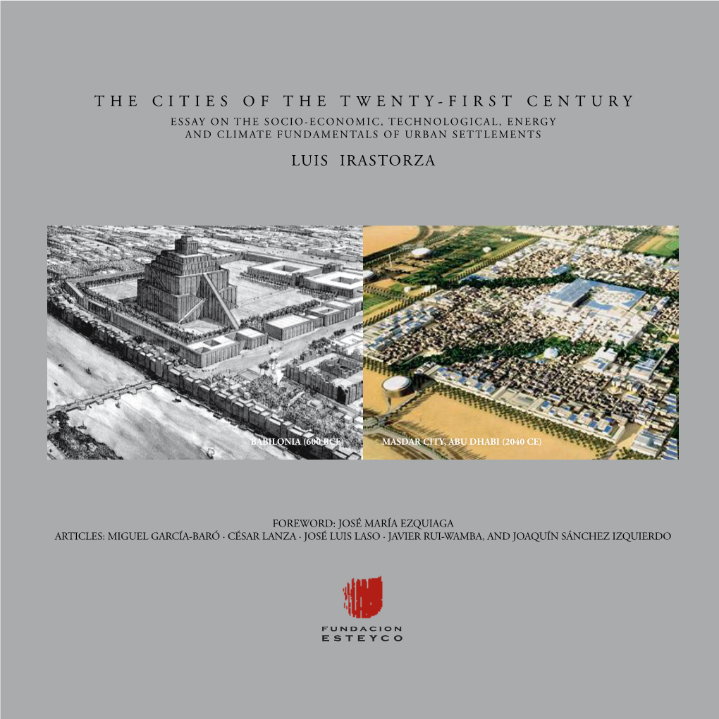 The Cities of the Twenty-First Century Luis Irastorza