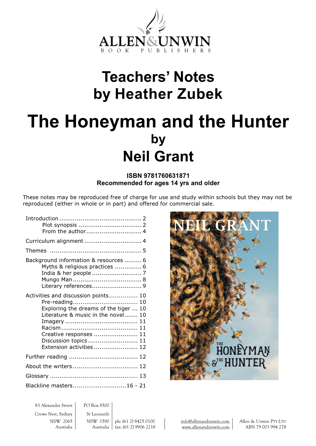 The Honeyman and the Hunter by Neil Grant