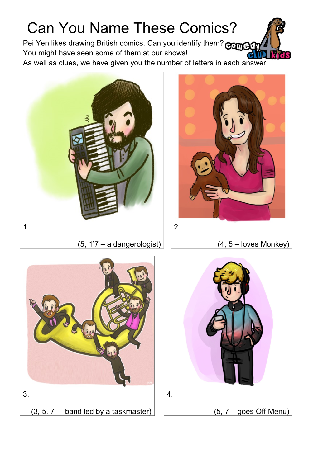 Cartoon Comics Quiz