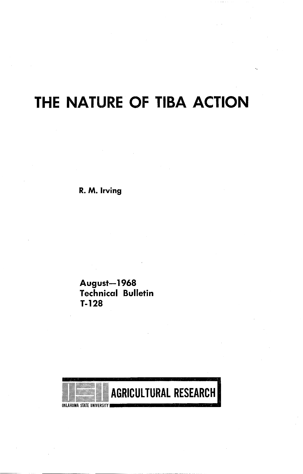 The Nature of Tiba Action