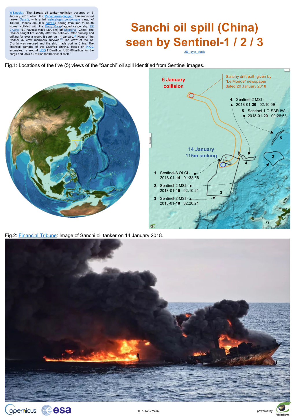 Sanchi Oil Spill (China)