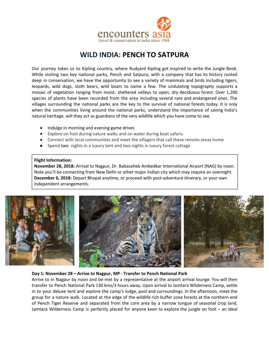 Wild India: ​Pench to Satpura