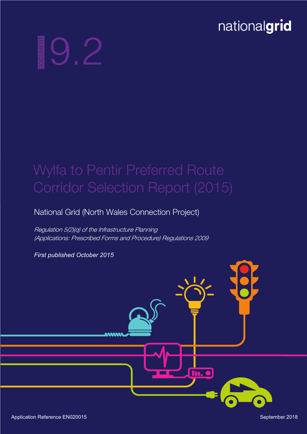 Wylfa to Pentir Preferred Route Corridor Selection Report (2015)