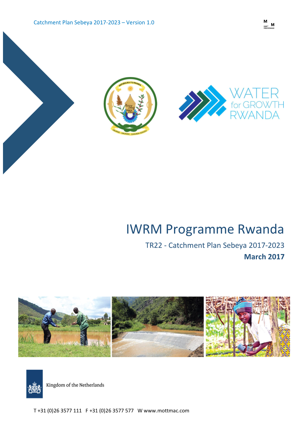 IWRM Programme Rwanda TR22 - Catchment Plan Sebeya 2017-2023 March 2017