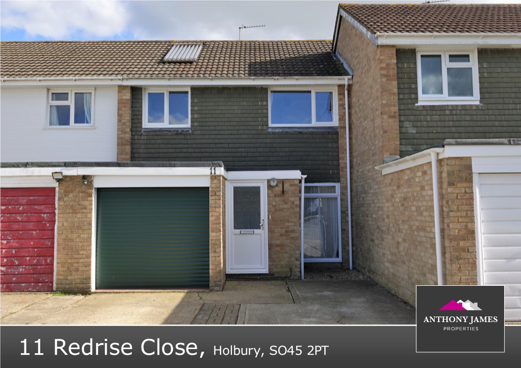 11 Redrise Close, Holbury, SO45 2PT 11 Redrise Close Holbury, Southampton SO45 2PT