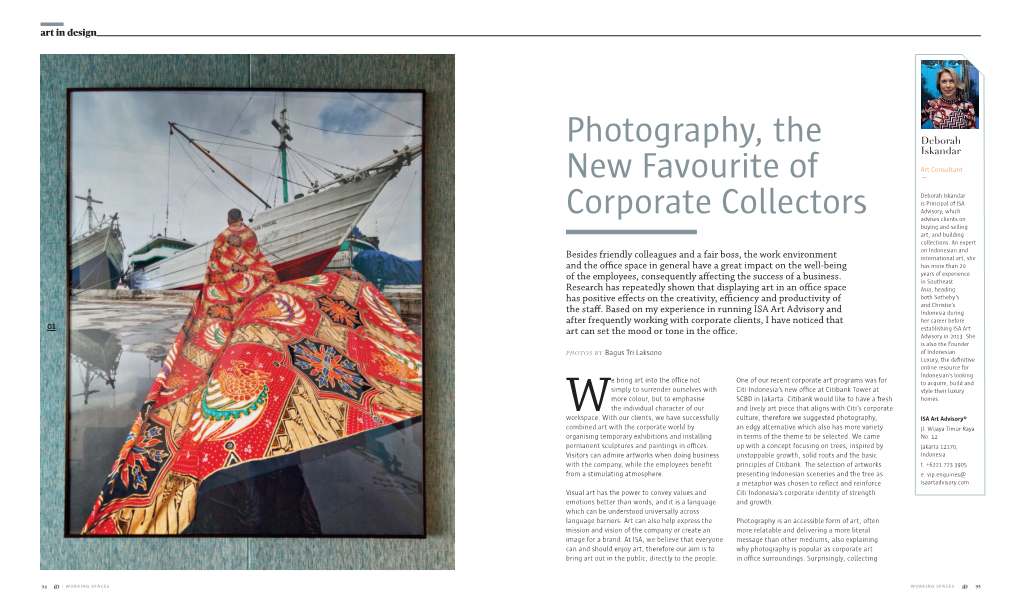 Photography, the New Favourite of Corporate Collectors