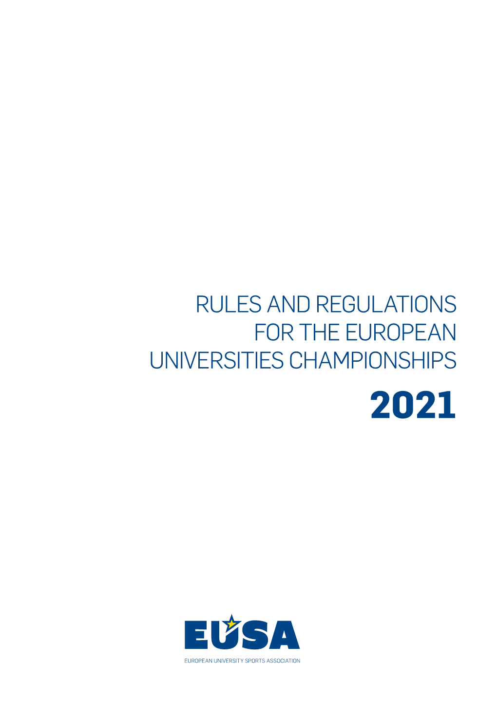 EUSA Regulations 2021