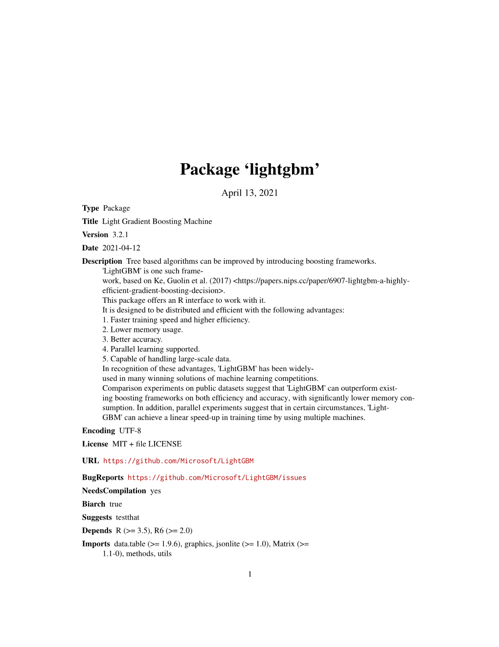 Package 'Lightgbm'