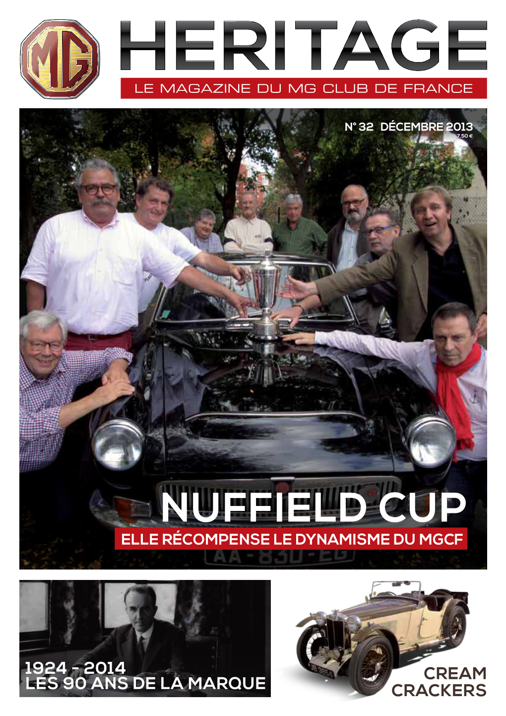 Nuffield Cup Elle Récompense Le Dynamisme Du MGCF