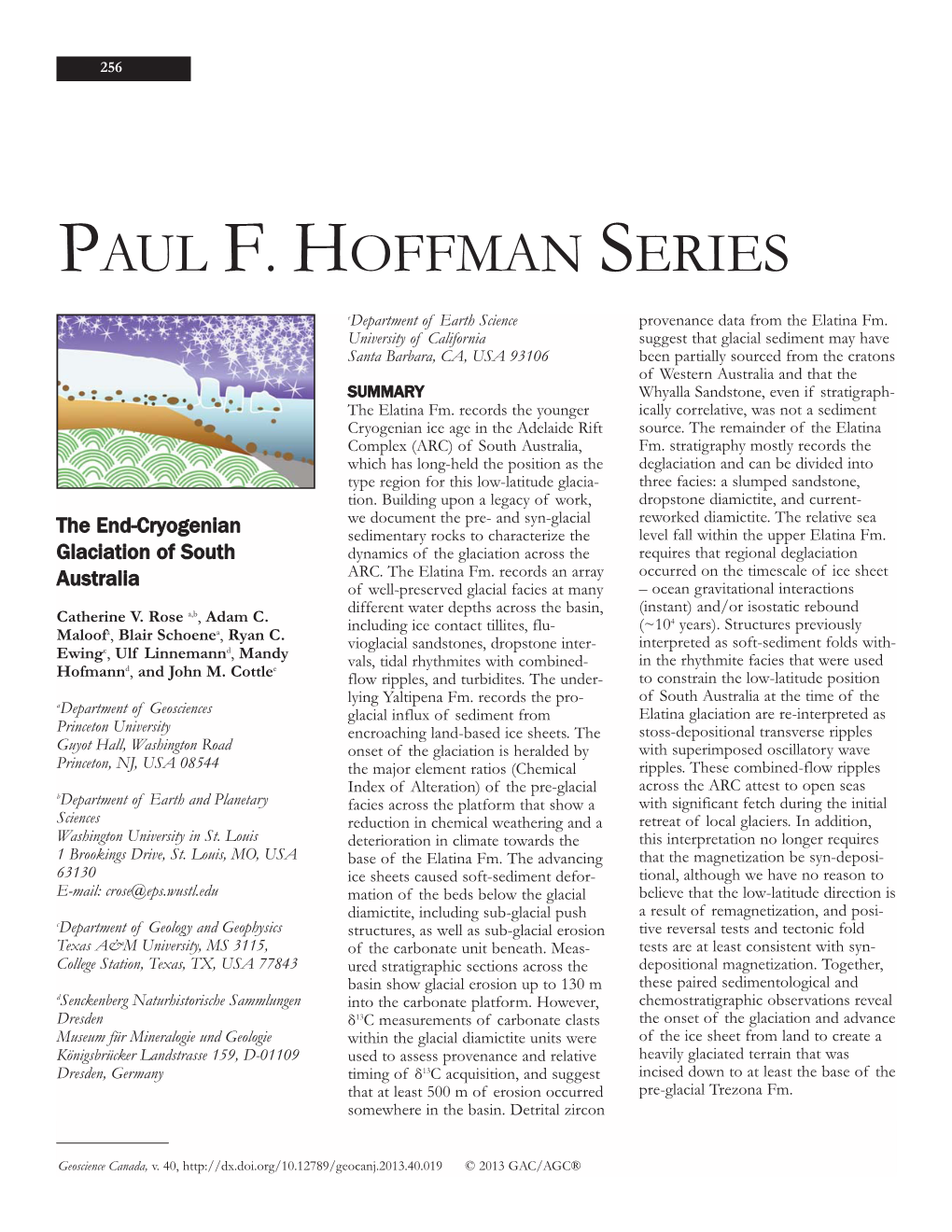 Paul F. Hoffman Series