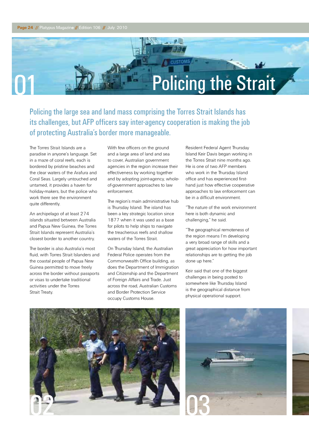 Policing the Strait