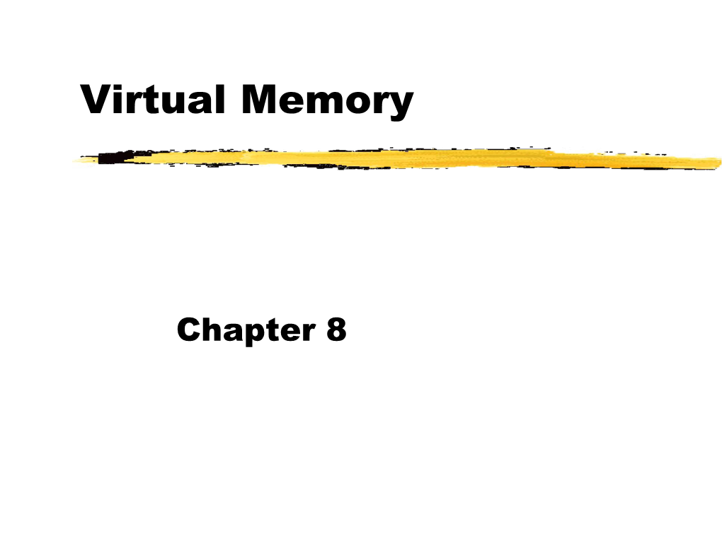 Virtual Memory