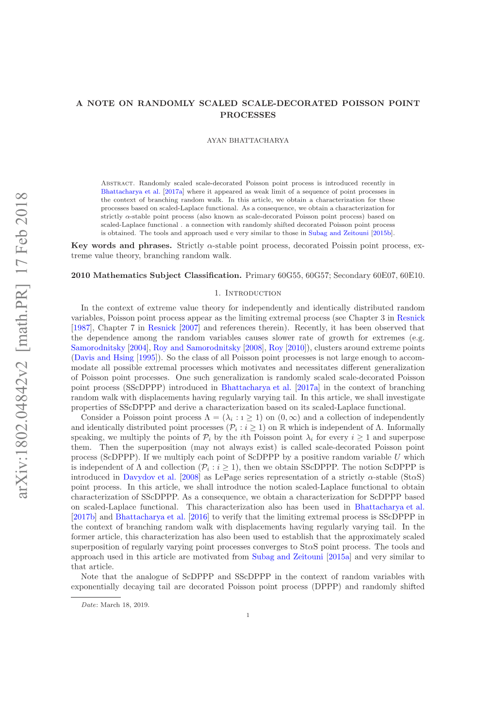 A Note on Randomly Scaled Scale-Decorated Poisson Point Processes