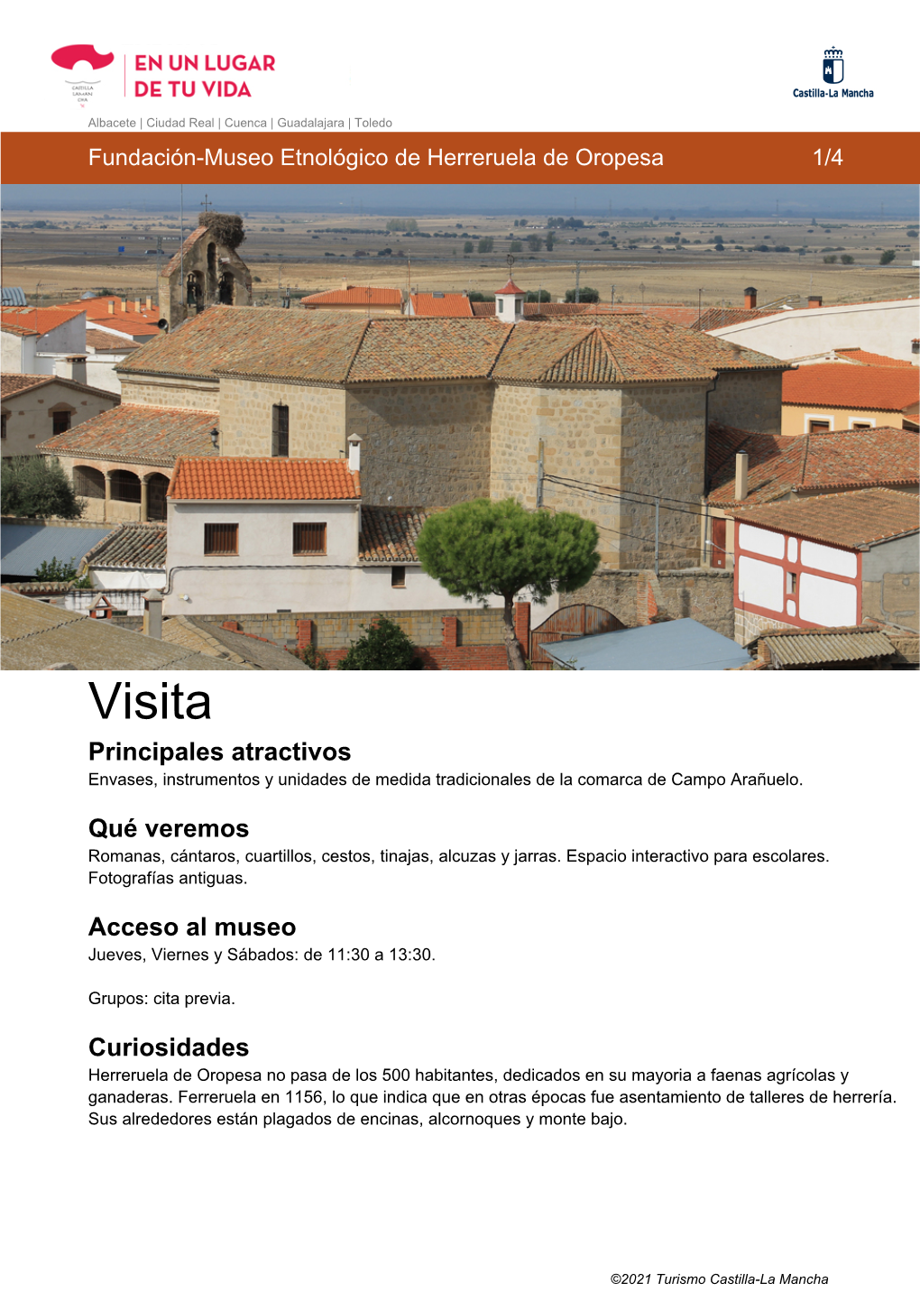 Descargar Guía De Viaje Fundación-Museo Etnológico De Herreruela De Oropesa