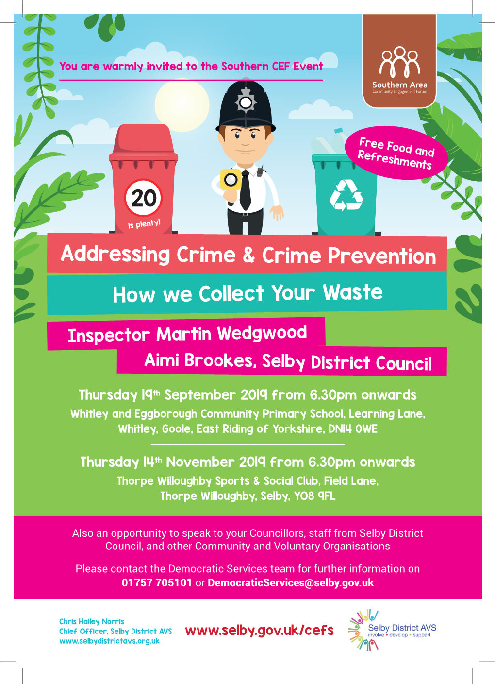 Addressing Crime & Crime Prevention How We Collect Your Waste