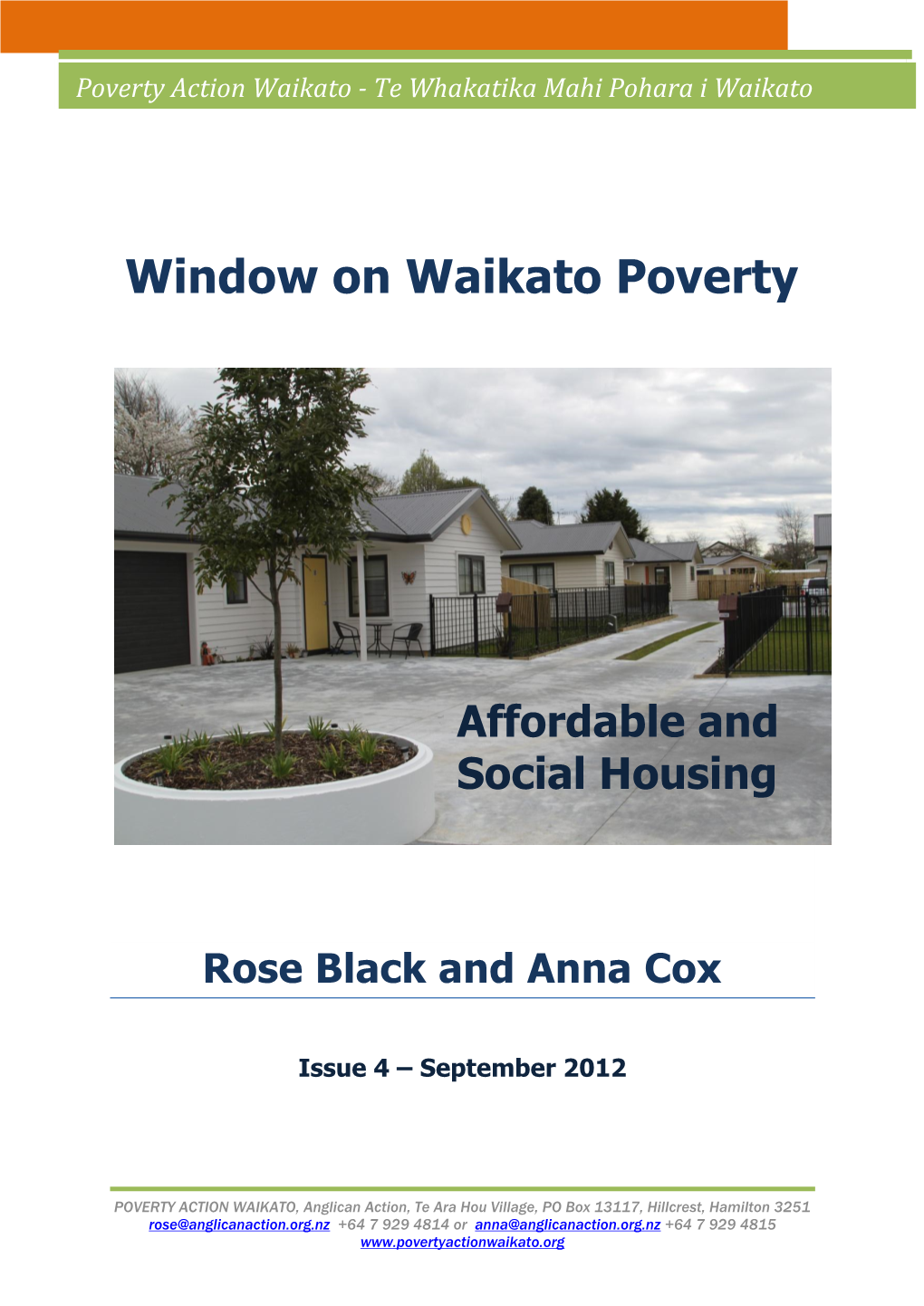 Window on Waikato Poverty