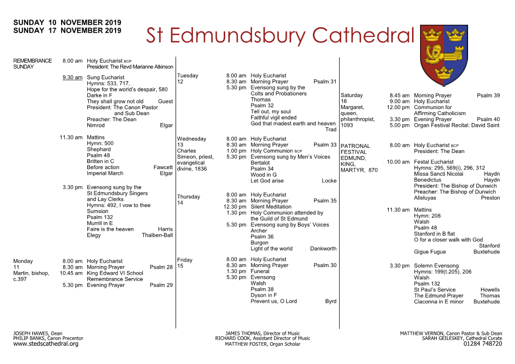 St Edmundsbury Cathedral
