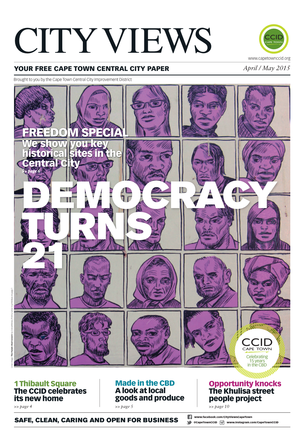 Freedom Special We Show You Key Historical Sites in the Central City >> Page 6 DEMOCRACY TURNS 21