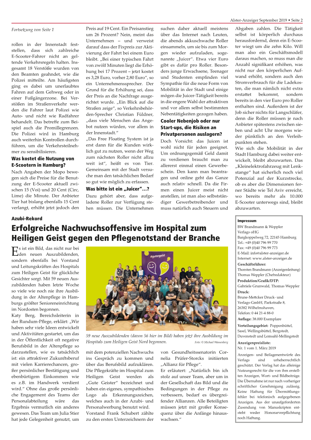 Alster Anzeiger 09/2019