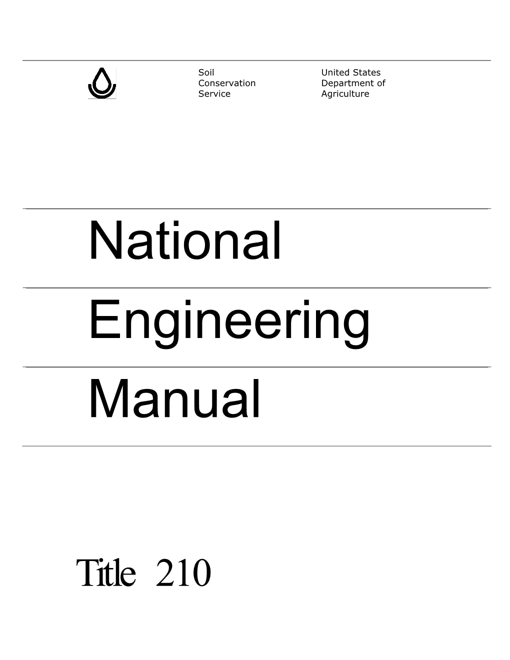 National Engineering Manual