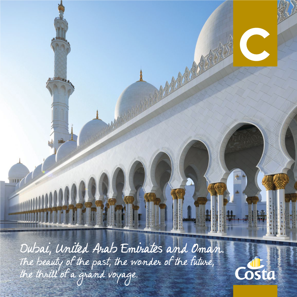 Costa Cruises Dubai United Arab Emirates Oman 2014.Pdf