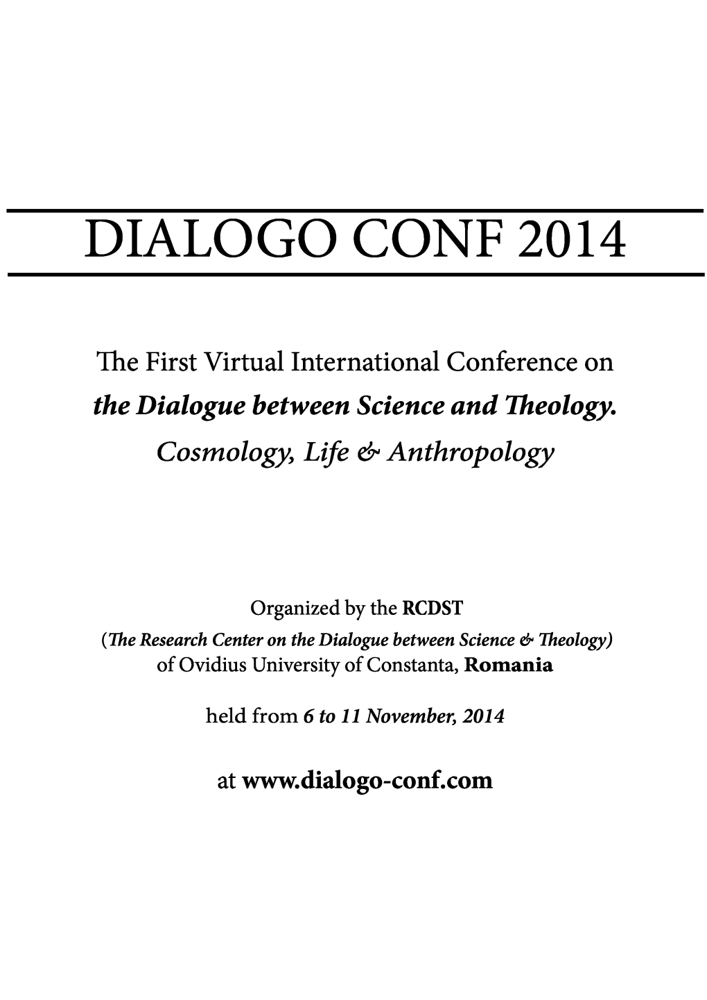Dialogo Conf 2014