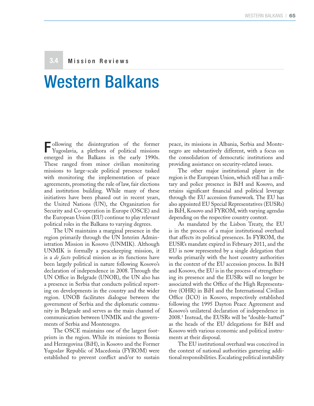 Western Balkans | 65