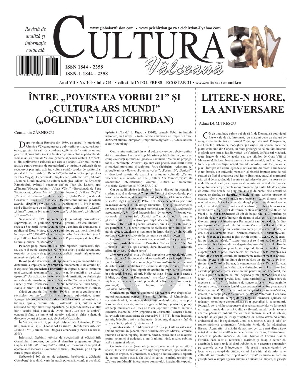 Revista Cultura Vâlceană