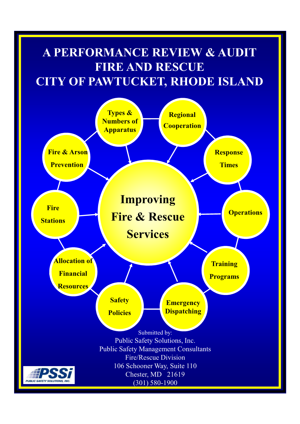 A Performance Review & Audit Fire and Rescue City of Pawtucket, Rhode Island