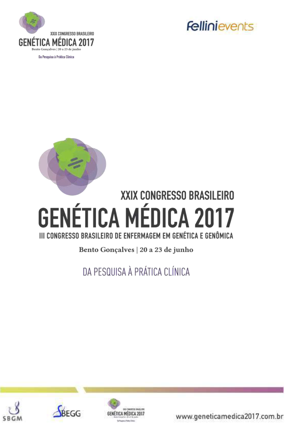XXIX Congresso Brasileiro De Genética Médica 2017