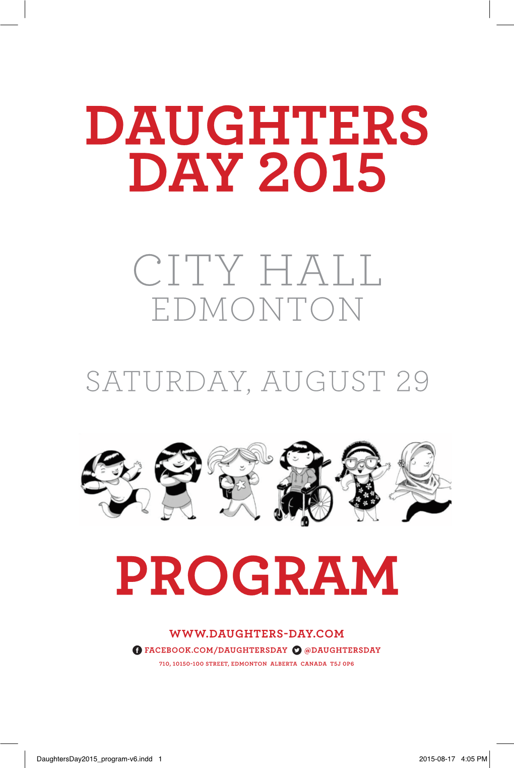 DAUGHTERS DAY 2015 Program