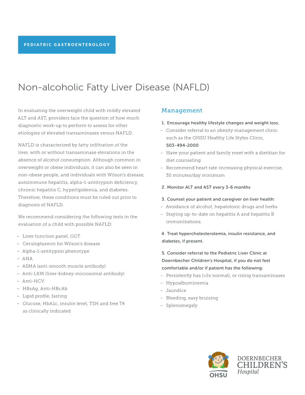 Non-Alcoholic Fatty Liver Disease (NAFLD)