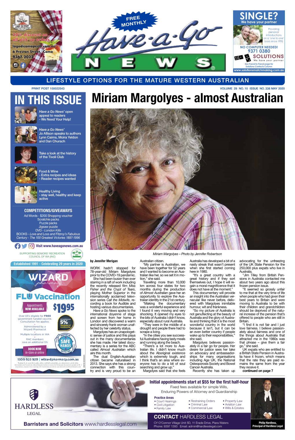 Miriam Margolyes - Almost Australian Have a Go News’ Open Appeal to Readers - We Need Your Help!