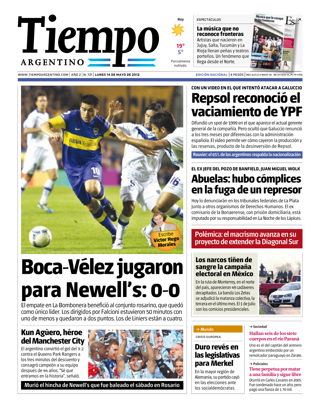 Boca-Vélez Jugaron Para Newell's