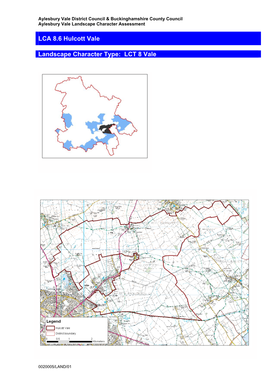 LCA 8.6 Hulcott Vale