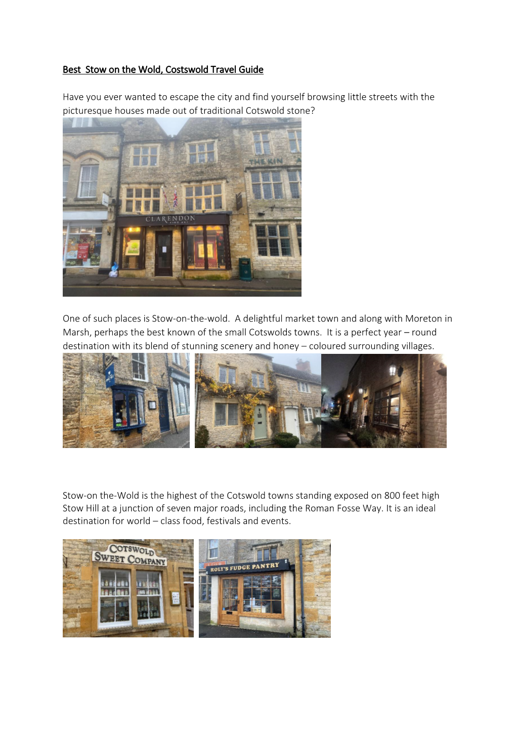 Cotswold Travel Guide