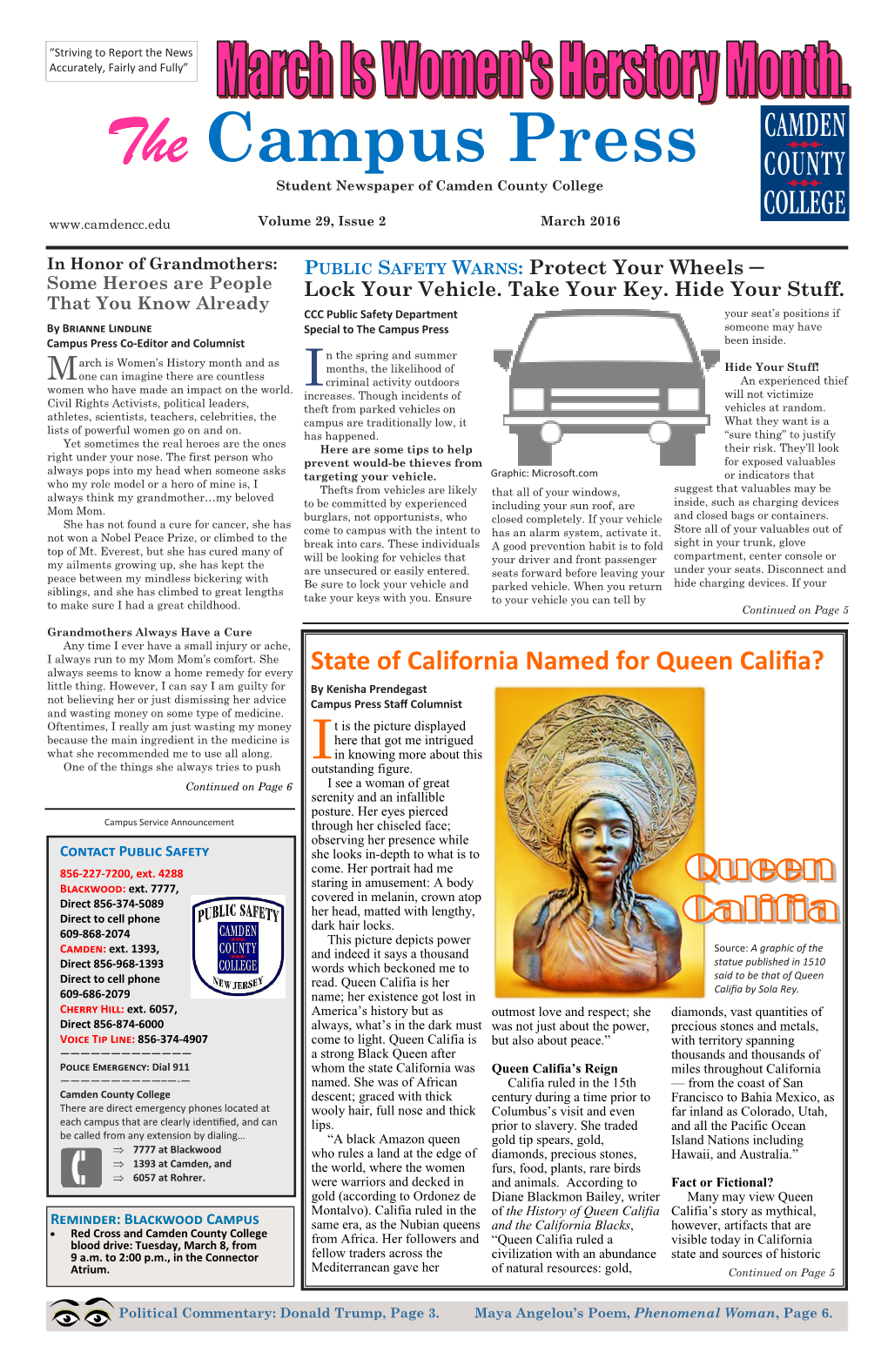 Campus Press March 2016 Online Edition