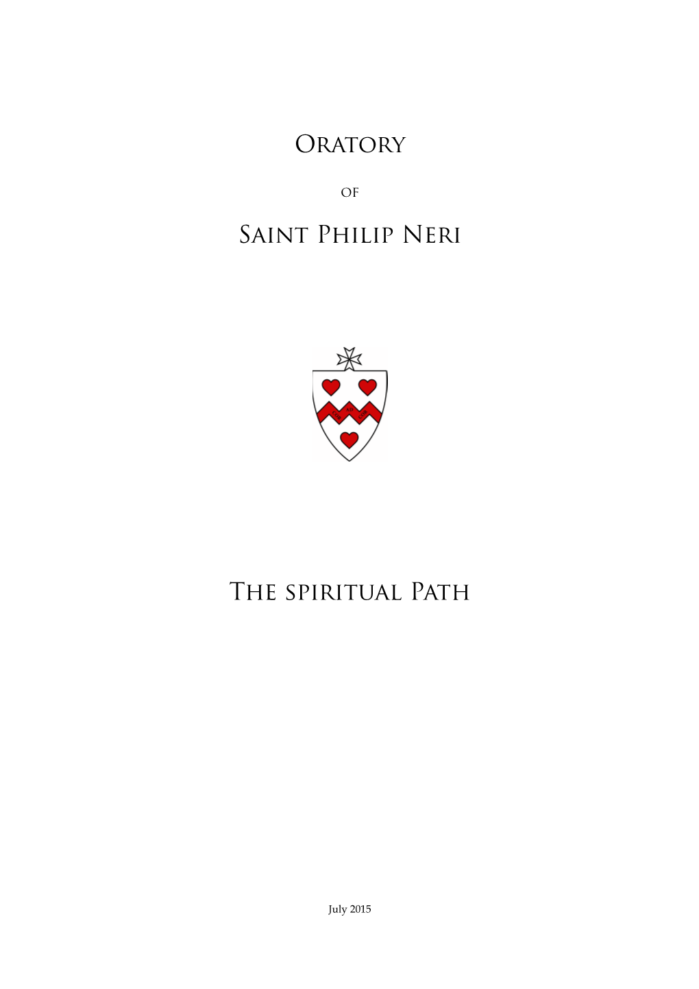 Oratory Saint Philip Neri the Spiritual Path