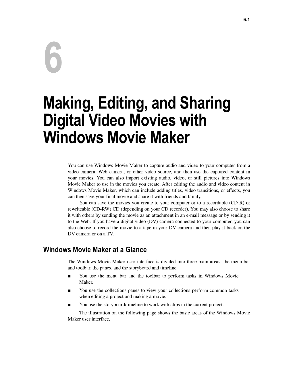 Digital Video with Windows Movie Maker