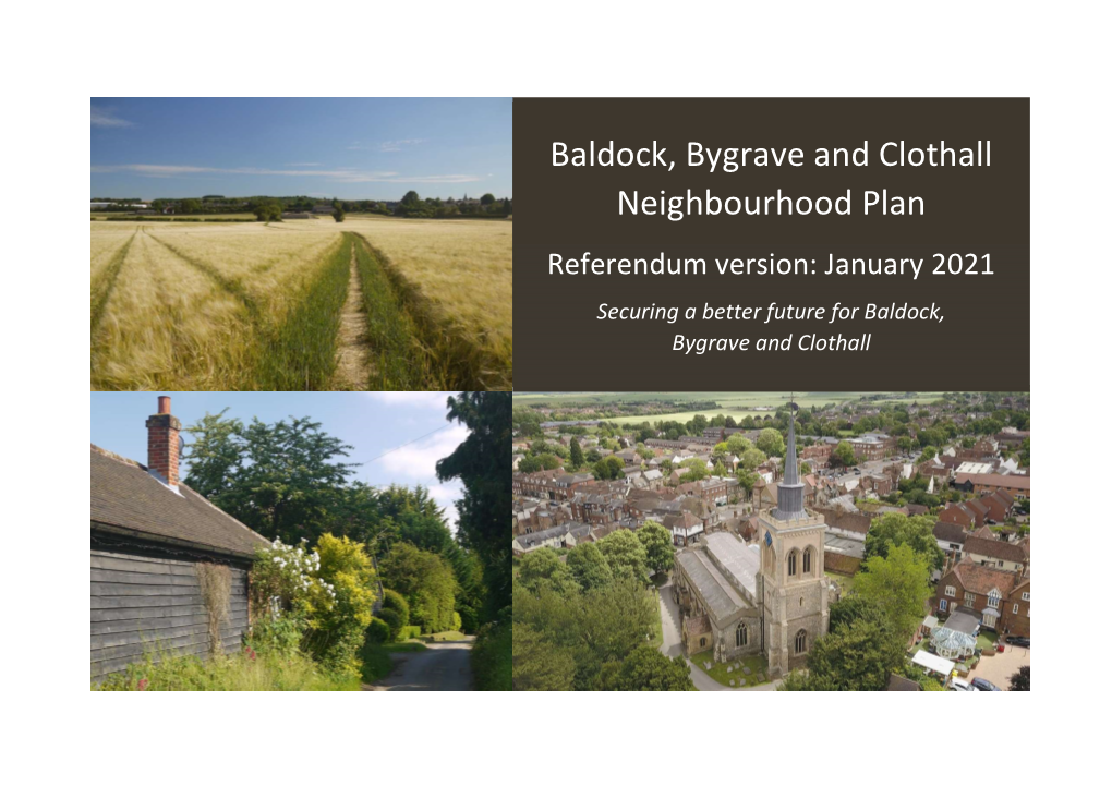 Baldock, Bygrave and Clothall Neighbourhood Plan