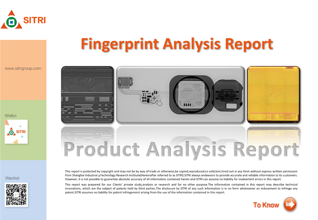 Fingerprint Analysis Report