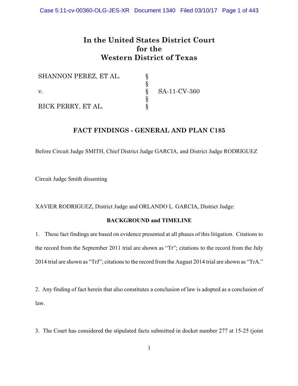 In the United States District Court for the Western District of Texas