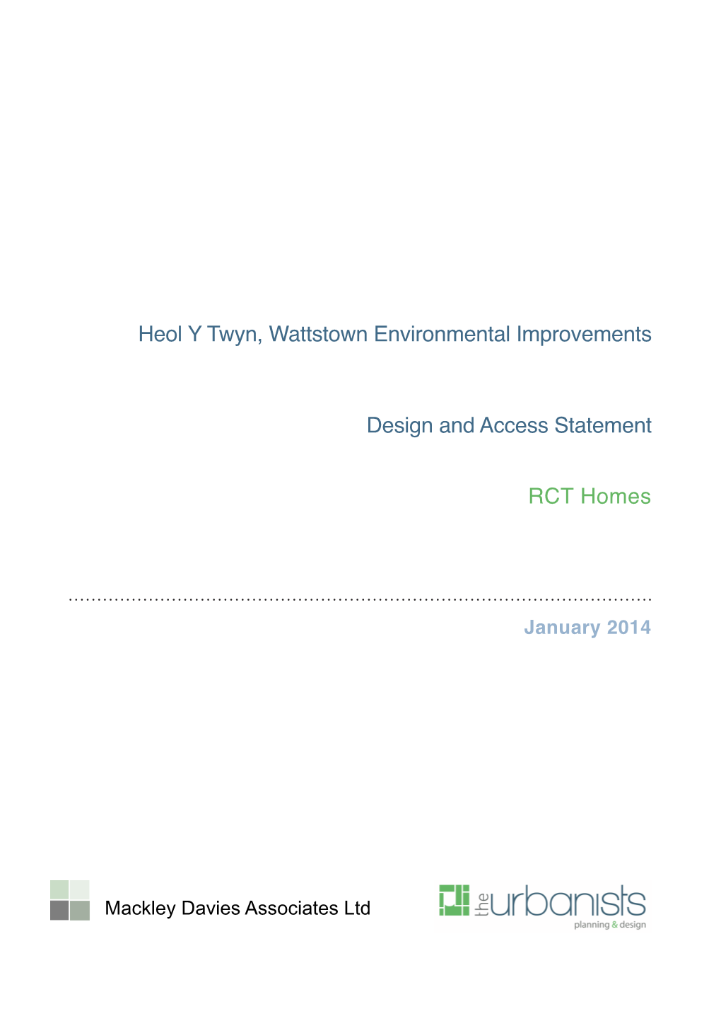 Wattstown Environmental Improvements