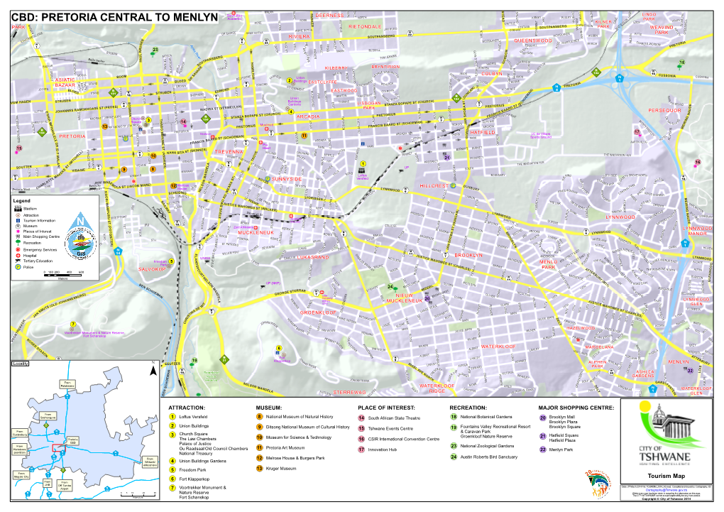 Cbd: Pretoria Central to Menlyn