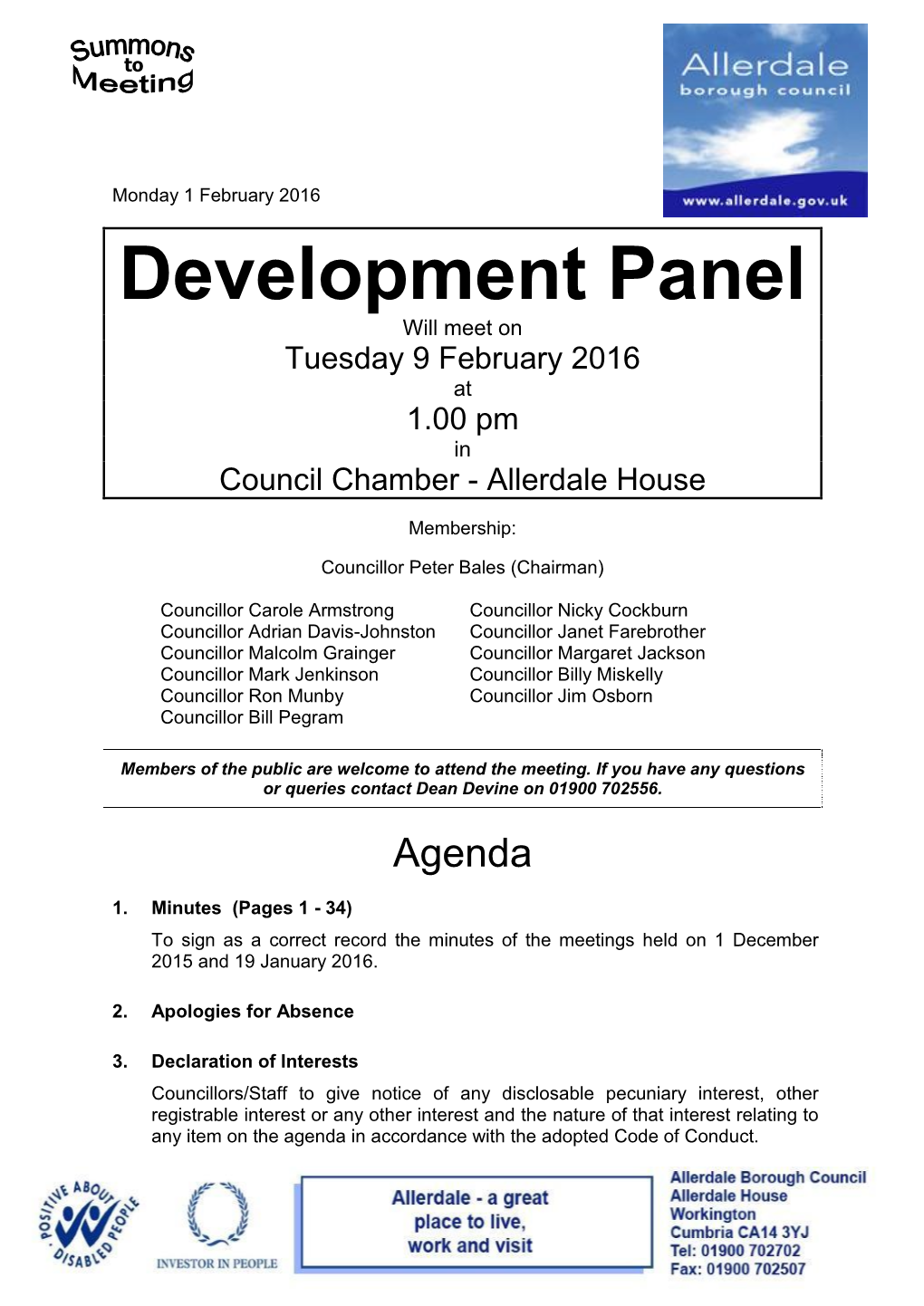 (Public Pack)Agenda Document for Development Panel, 09/02/2016 13