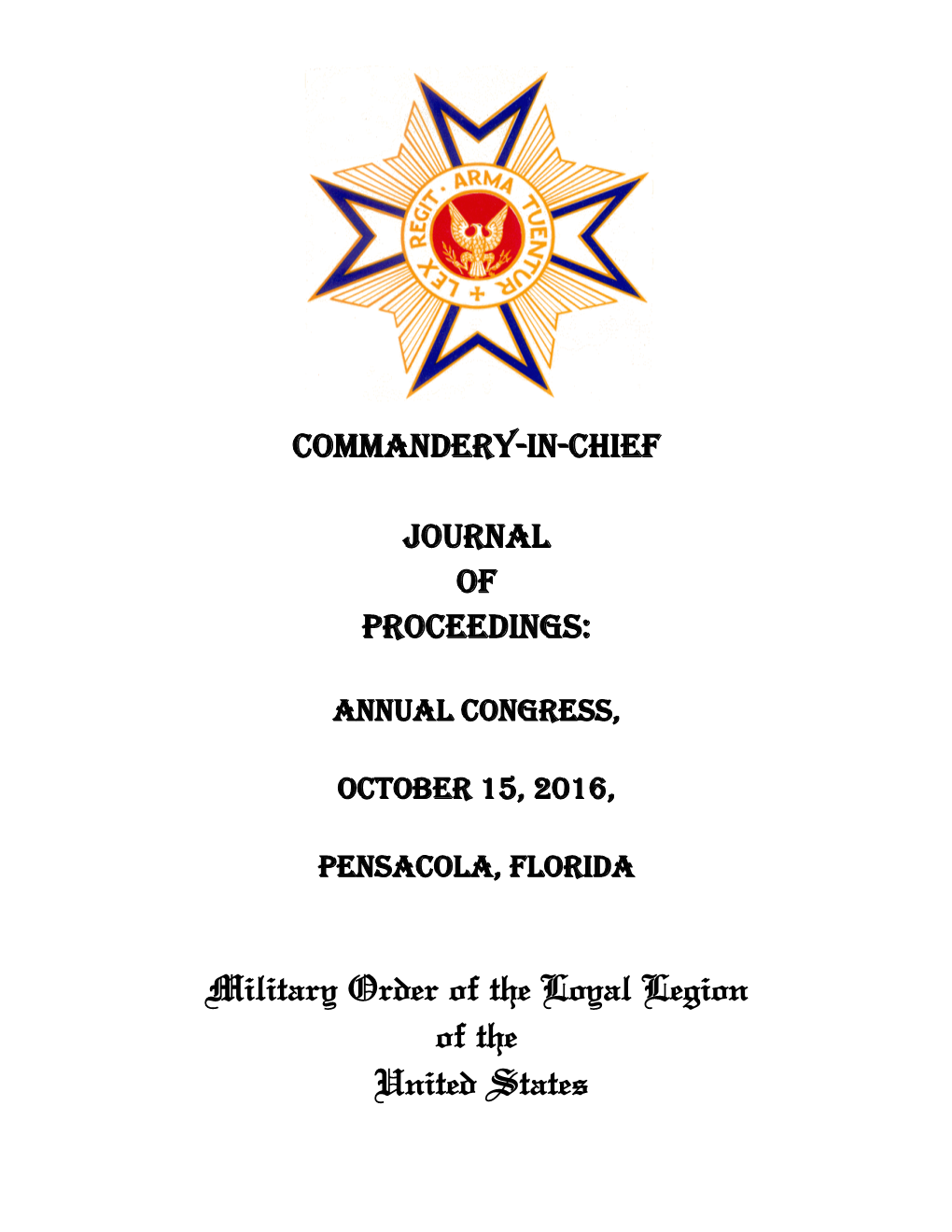 Military Order of the Loyal Legion of the United States