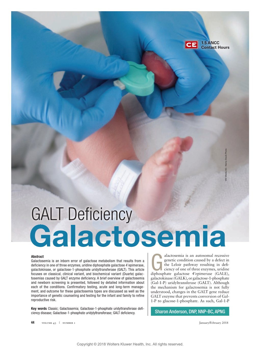 GALT Deficiency